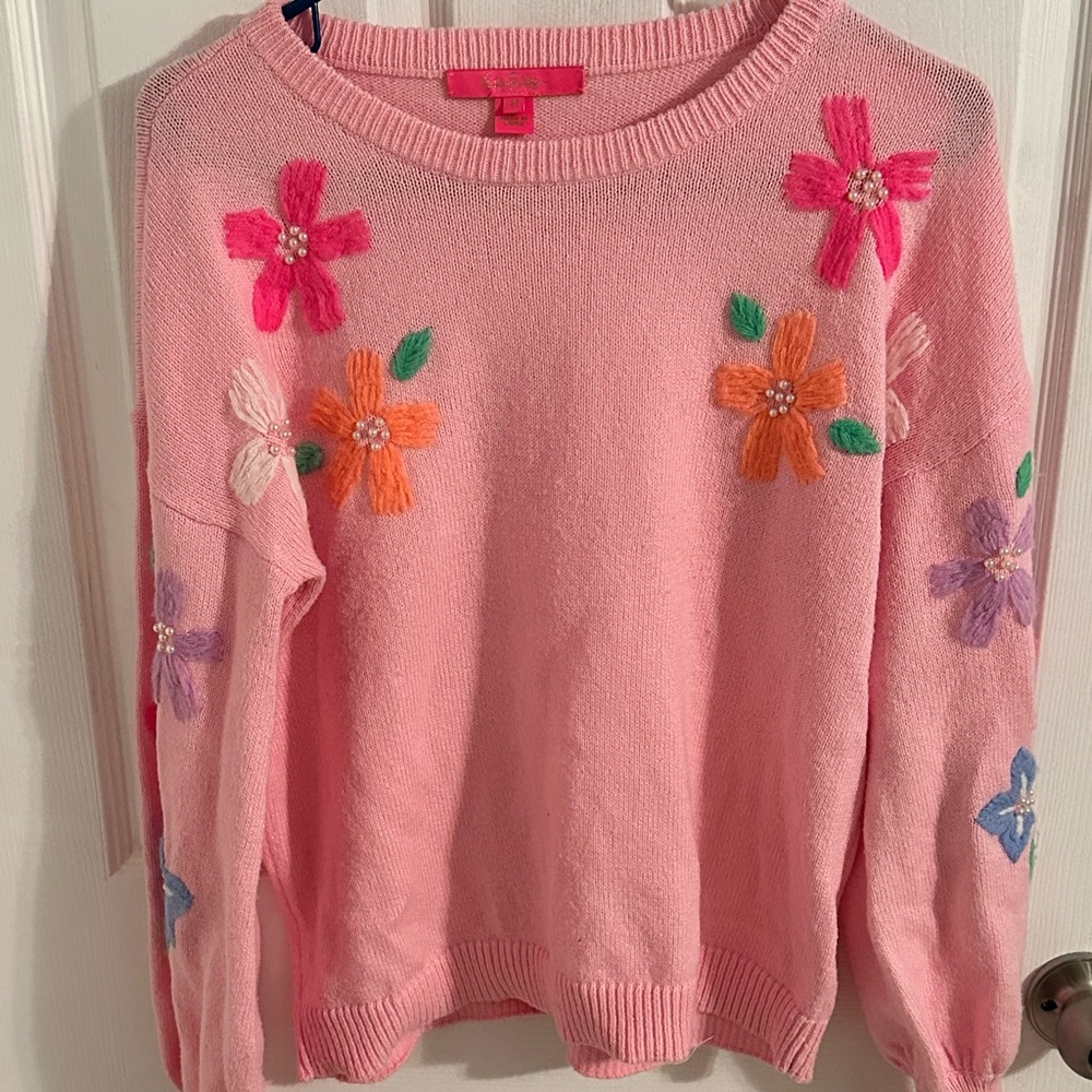 Lilly Pulitzer floral sweater